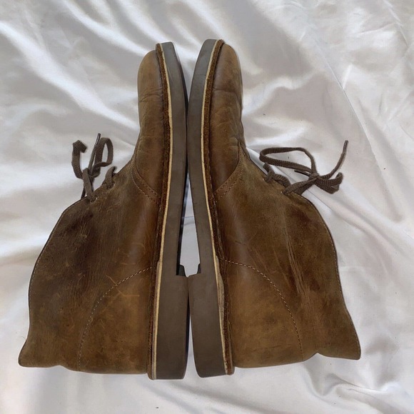 Clarks Desert Ankle Boots Men Size 11.5 Brown Beeswax Leather 15260‎ University main image 7
